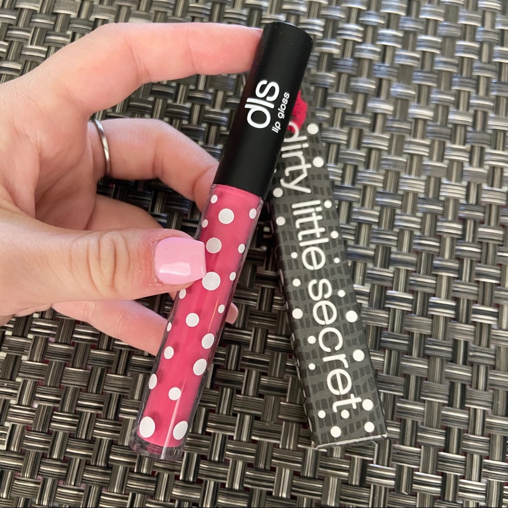 dirty little secret “rose petal” lip gloss